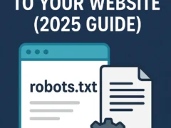 Learn how to add and optimize a robots.txt file for your website in 2025. Step-by-step guide for WordPress, Blogger, Shopify