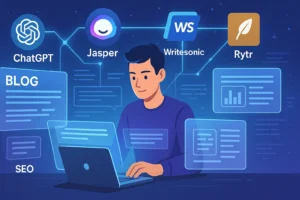 Read more about the article Top 10 AI Writing Tools for Blogging in 2025 