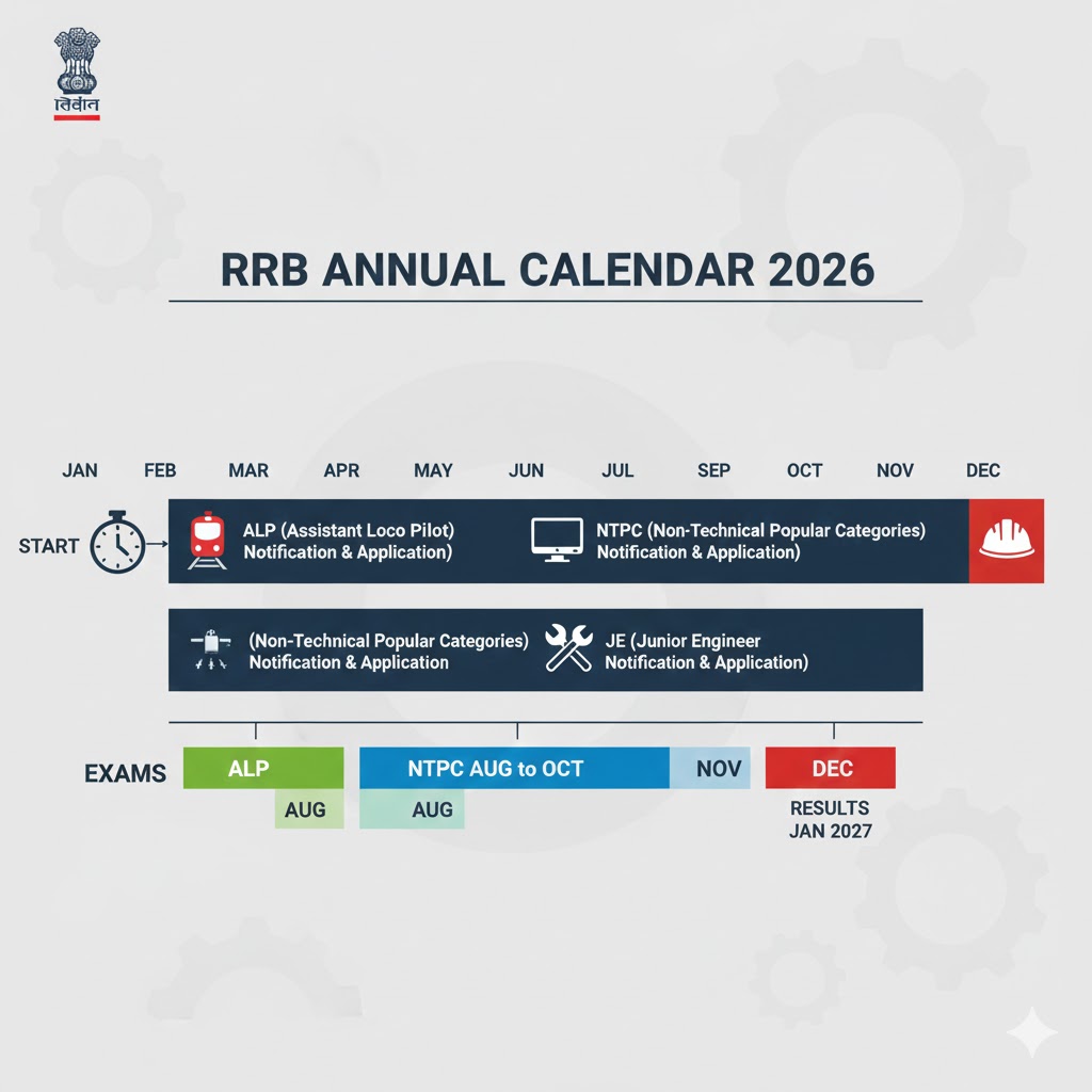 Read more about the article The Ultimate Guide to the RRB Annual Calendar 2026 Job Notifications: A Strategic Roadmap for Aspirants